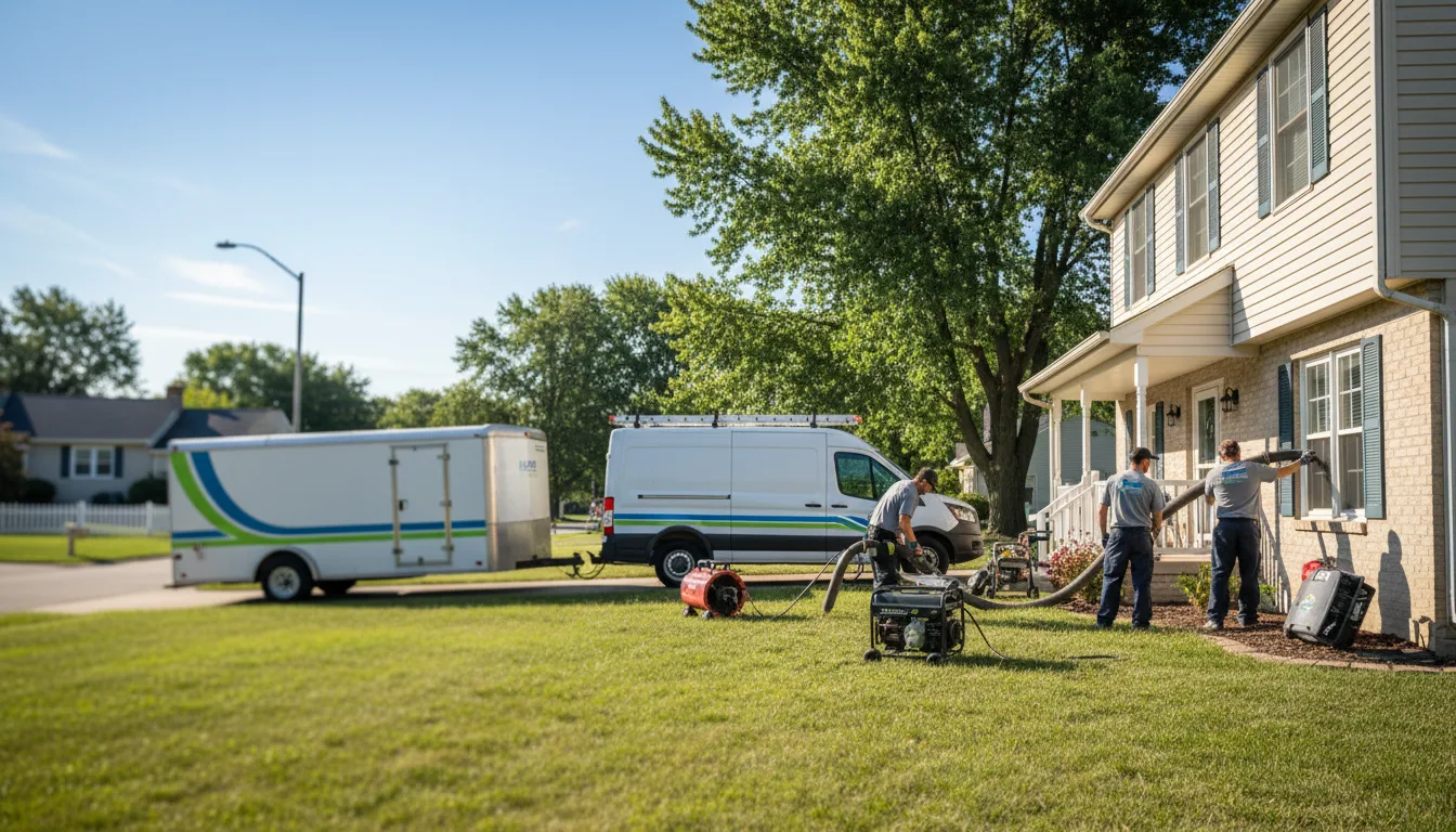 Flooded Basement Restoration And Cleanup With Repair in Hoxie, KS near me